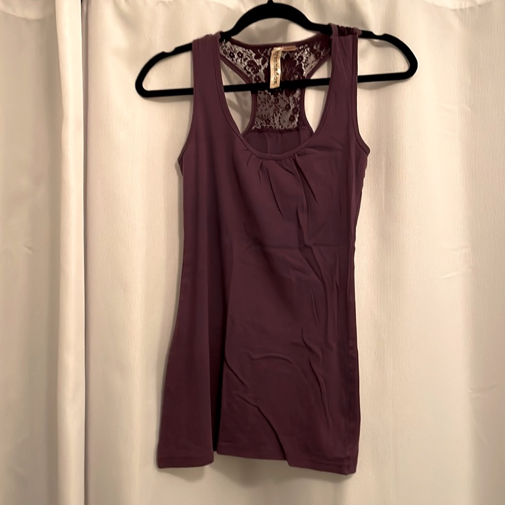 Purple Lace Tank